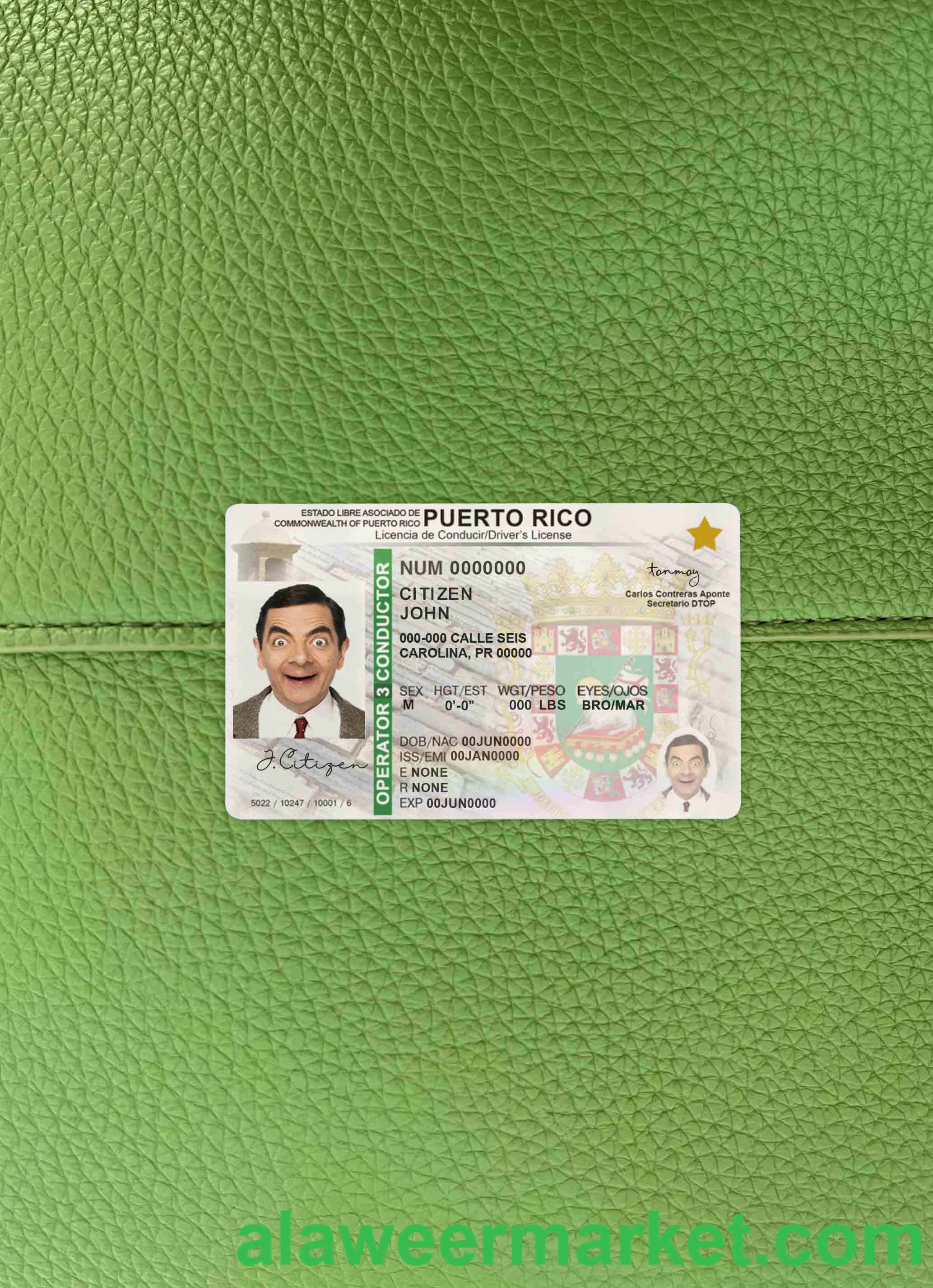 Puerto Rico DL  photolook FRONT